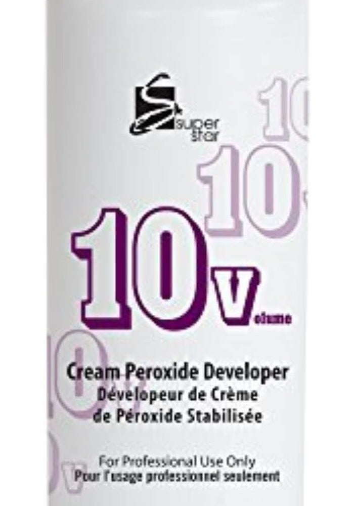 Super Star Cream Peroxide Developer 10 Volume - 16 Oz