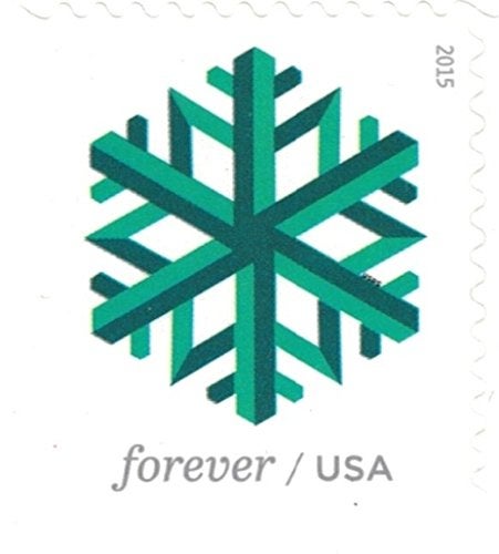 USPS طوابع USPS الهندسية للثلوج للأبد، كتاب من 20 - Image 5