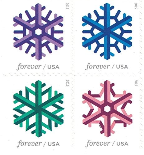 USPS طوابع USPS الهندسية للثلوج للأبد، كتاب من 20 - Image 2