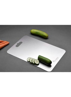 Crystal Crystal Stainless Steel Chopping Board | Heavy and Strong | 31 * 20 cm|1 Year Warranty  - Image 2