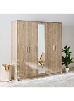 Curvy 5-Door Wardrobe with Mirror 55 x 220 x 211 cm - pzsku/Z33A2CFED2C02DB0A5B1DZ/45/_/1732528141/a0b9f326-f721-4cda-a8af-6ee3232e595a