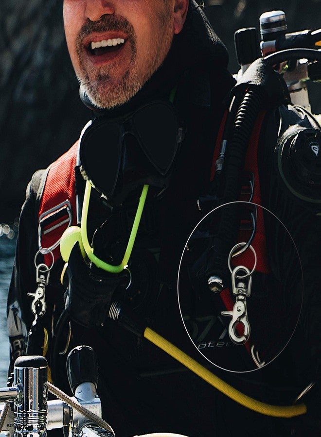 WICKED Scuba 316 Stainless Steel 1.8mm x 30mm Split Ring - 12 Pack - Image 4