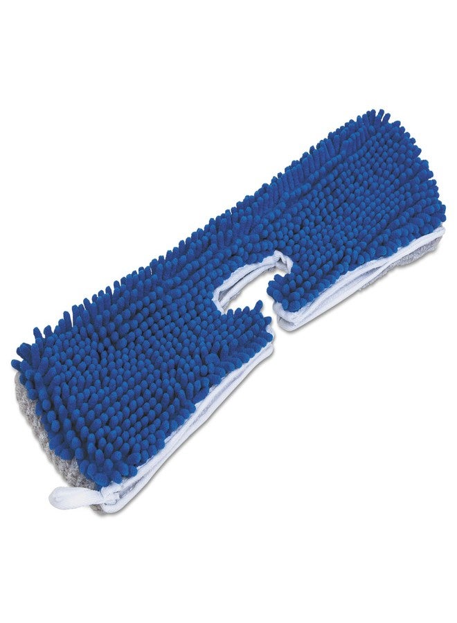 Quickie 720784M6 Flip & Shine Microfiber Floor Mop Refill, 18-Inch, Blue/Gray - Image 2