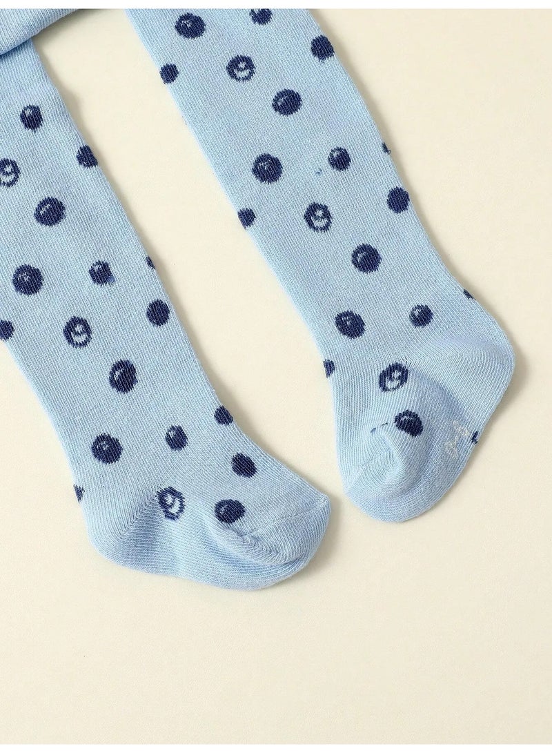 Winter leggings for babies, set of 3 pairs featuring cute and varied colors and designs. Made from soft and comfortable fabric that is gentle on the baby’s skin, with a comfortable elastic waistband for easy wear. These slim-fit autumn leggings are suitable for babies aged 2–3 years. - Image 4