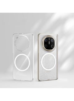 Clear Case for Huawei Mate X6  5G Transparent Magnetic Skin-friendly Anti-fall Phone Case with Hinge Protection Ultra-Thin Shockproof Protective Cover for MateX6