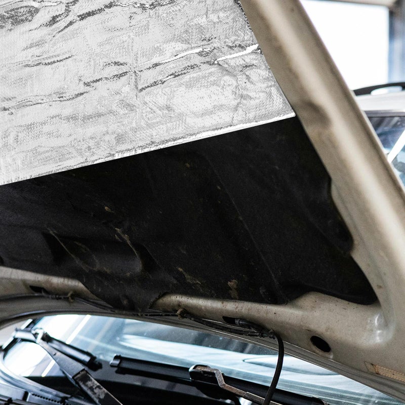 Fiberglass Heat Shield Mat 25x18cmx5mm Engine Hood Insulation Pad Noise Reduction - Image 5