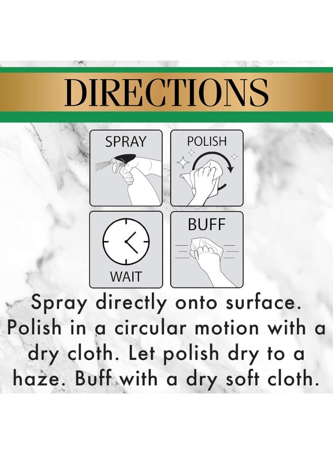 Stone Care International Granite Stone Polish - 24 Ounce - for Granite Marble Soapstone Quartz Quartzite Slate Limestone Corian Laminate Tile Countertop - Image 3