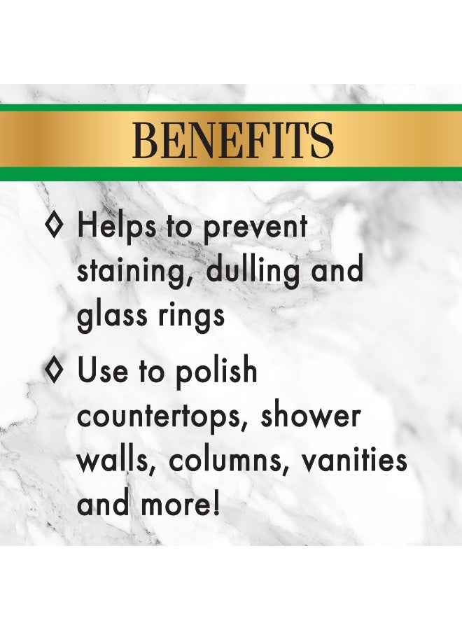 Stone Care International Granite Stone Polish - 24 Ounce - for Granite Marble Soapstone Quartz Quartzite Slate Limestone Corian Laminate Tile Countertop - Image 4