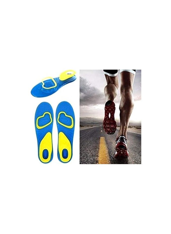 نعل داخلي مرن من السيليكون بتقنية Active Gel للاستخدام اليومي والرياضي. مصمم بجل مزدوج لامتصاص الصدمات وتقليل الضغط الزائد أثناء المشي والأنشطة اليومية، مما يوفر راحة ودعمًا طوال اليوم. - Image 3