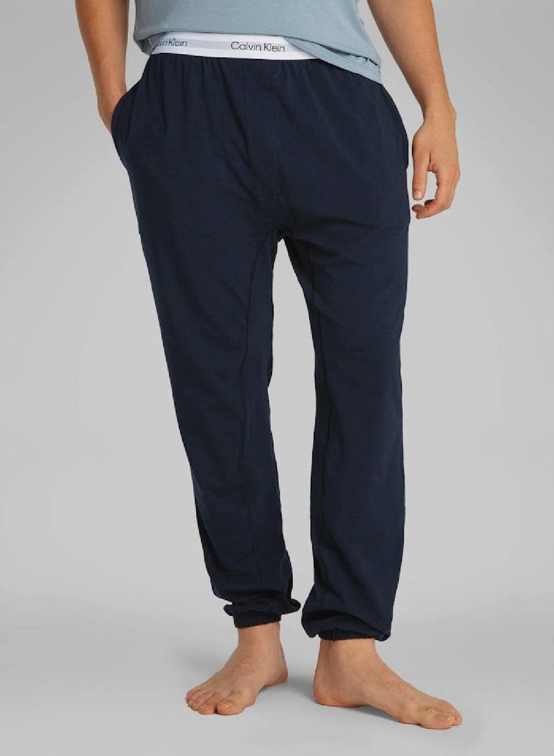 CALVIN KLEIN Icon Cotton Stripe Lounge Joggers  - Image 2