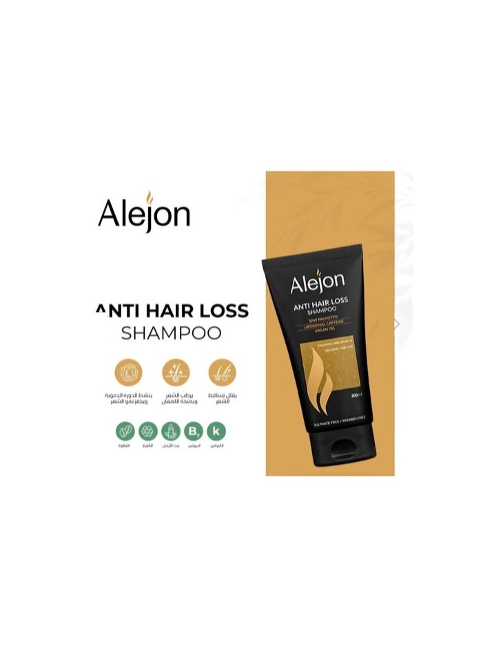 Alejon - Anti Hair Loss Shampoo - 200ml - Image 1