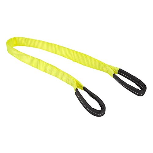SmartStraps 2”x4’ Nylon Webbing Lifting Sling, Yellow (1pk) – 3,200lbs Vertical Lifting Capacity, 1,067lbs Safe Work Load – Safely Lift Heavy Loads – Dependable, Conforms to Loads - Image 5