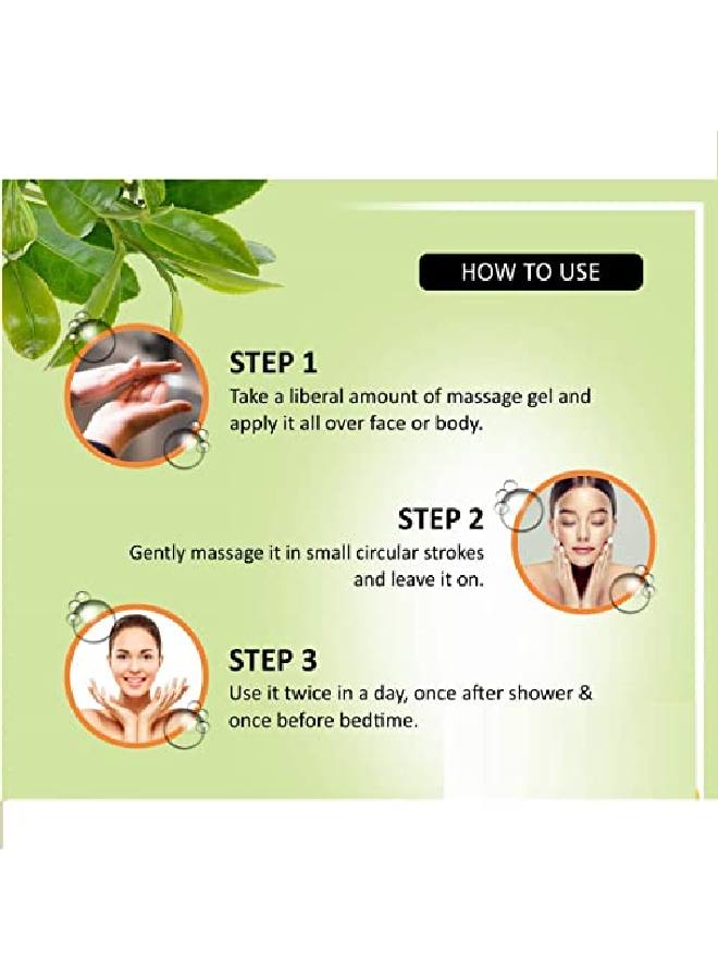 LUSTER Diamond Skin Gel | Massage Gel | Helps Invigorate Rejuvenate Skin | Face Body Massage Gel | For Women Men | All Skin Types | Paraben Sulfate Free 500Ml - Image 5