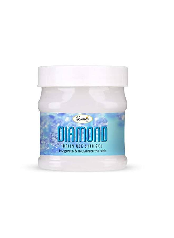 LUSTER Diamond Skin Gel | Massage Gel | Helps Invigorate Rejuvenate Skin | Face Body Massage Gel | For Women Men | All Skin Types | Paraben Sulfate Free 500Ml - Image 3