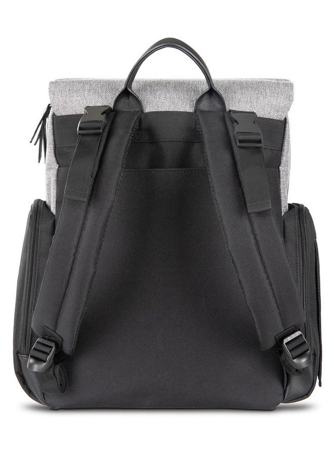 NoJo NOJO Eddie Bauer Cascade Sport Backpack Diaper Bag - Black, Gray - Image 2