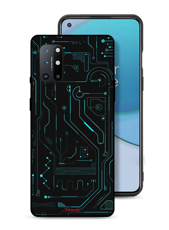 Tolwak غطاء حماية OnePlus 8T 5G فن رقمي دوائر الحد الأدنى عرض متعدد - Image 1