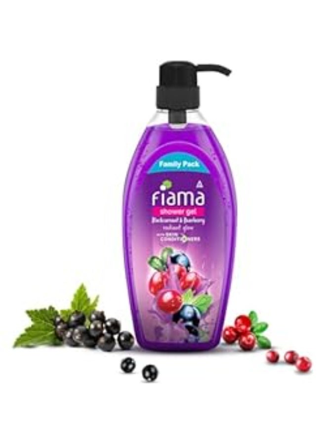 Fiama Shower Gel, Fiama Gel Bar , Blackcurrant and Bearberry &Fiama Gel Bar, Lemongrass And Jojoba for Smooth Skin, With Skin Conditioners, 125g (Pack Of 3) - Image 4