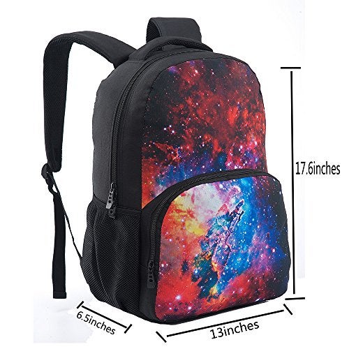 CAIWEI backpack teen Universe Space TrendyMax Galaxy Pattern Backpack Cute for School Starry sky 2 - Image 3