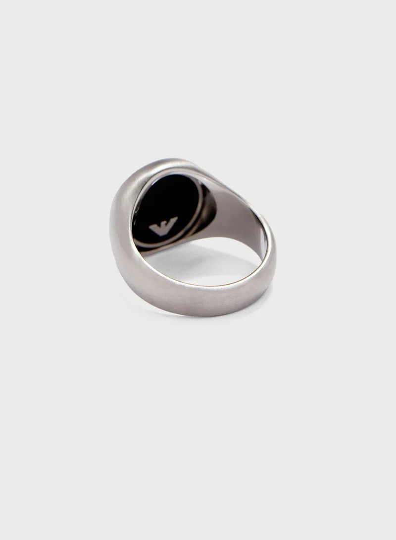 EMPORIO ARMANI Logo Ring