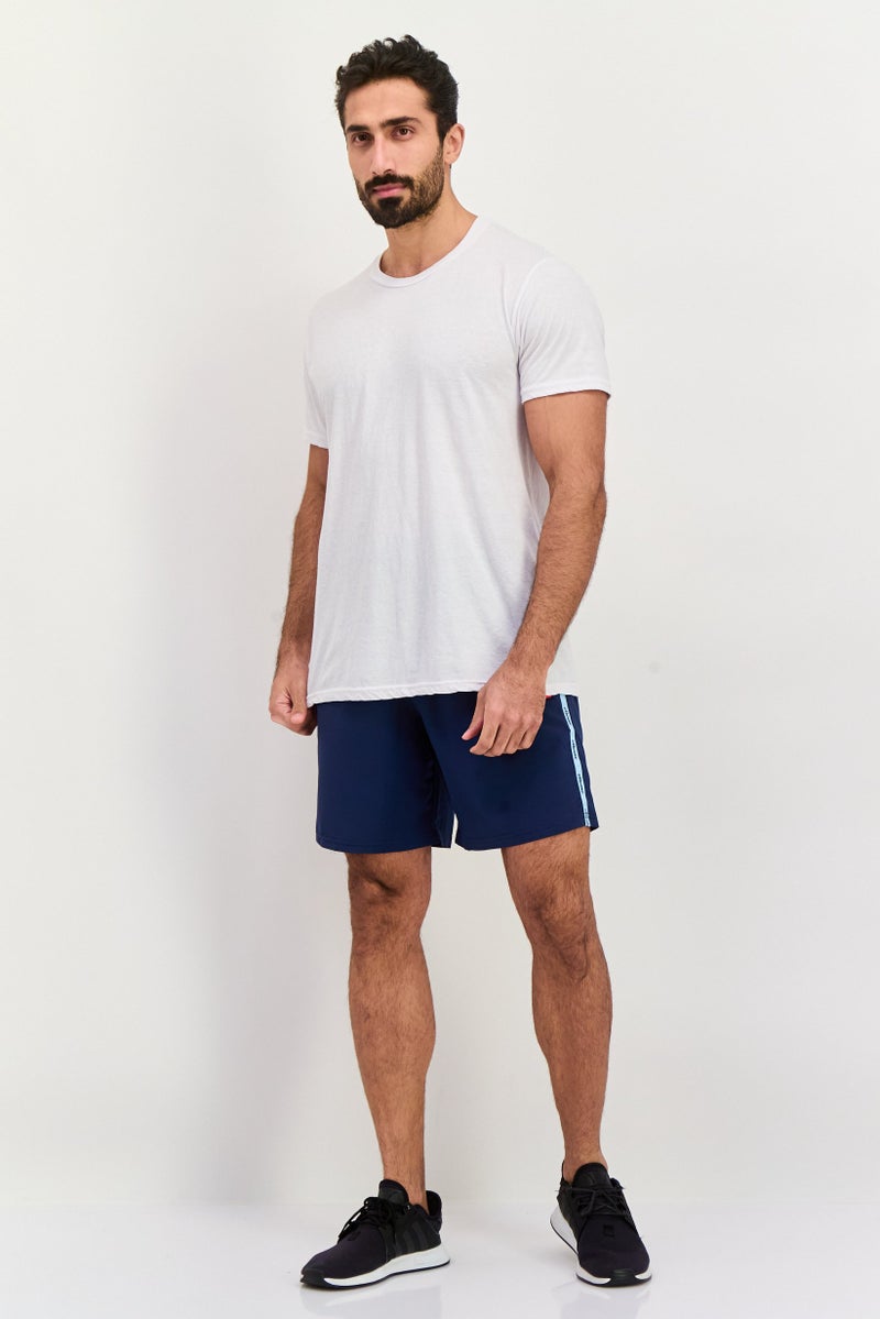 Ellesse Men Sportswear Fit Brand Logo Training Shorts, Navy Blue - Image 4