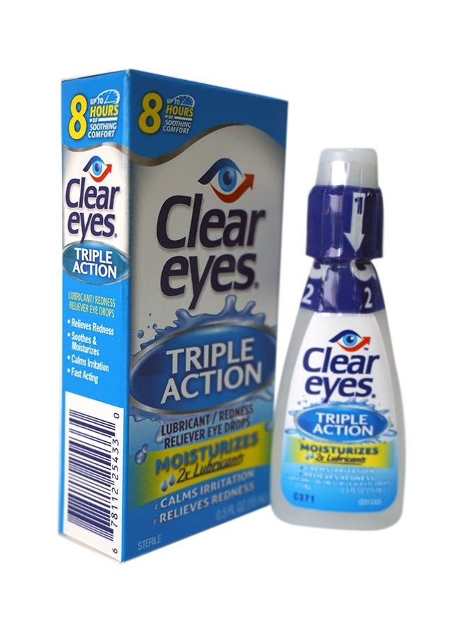 Clear Eyes Triple Action Relief E/D 15 Ml 