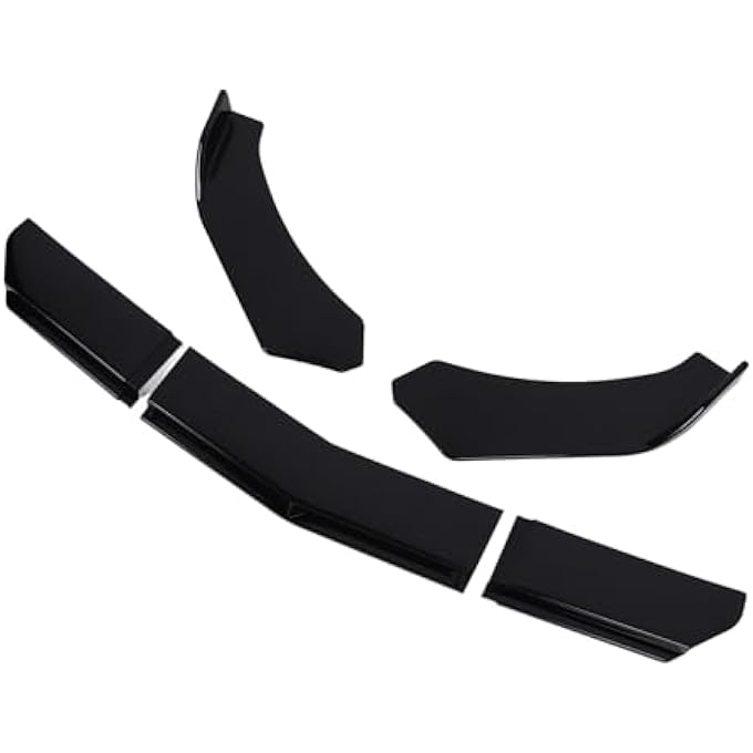 Cryfokt Front Bumper Lip Splitter Glossy Black Enhance Stability for Vehicle 150cm Universal Fit for 1 Series E90 E91, - Image 5