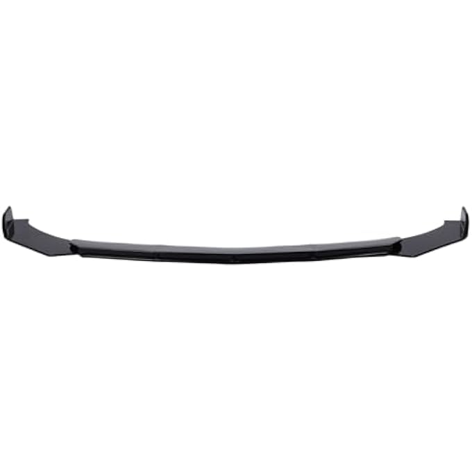 Cryfokt Front Bumper Lip Splitter Glossy Black Enhance Stability for Vehicle 150cm Universal Fit for 1 Series E90 E91, - Image 4