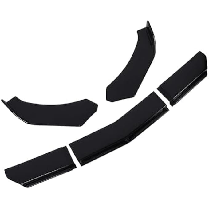 Cryfokt Front Bumper Lip Splitter Glossy Black Enhance Stability for Vehicle 150cm Universal Fit for 1 Series E90 E91, - Image 1