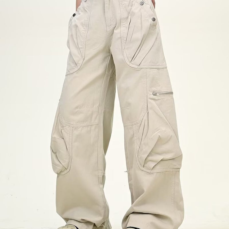 Unisex Classic Denim Jeans Loose Fit Daily Outdoor Wear - Image 2