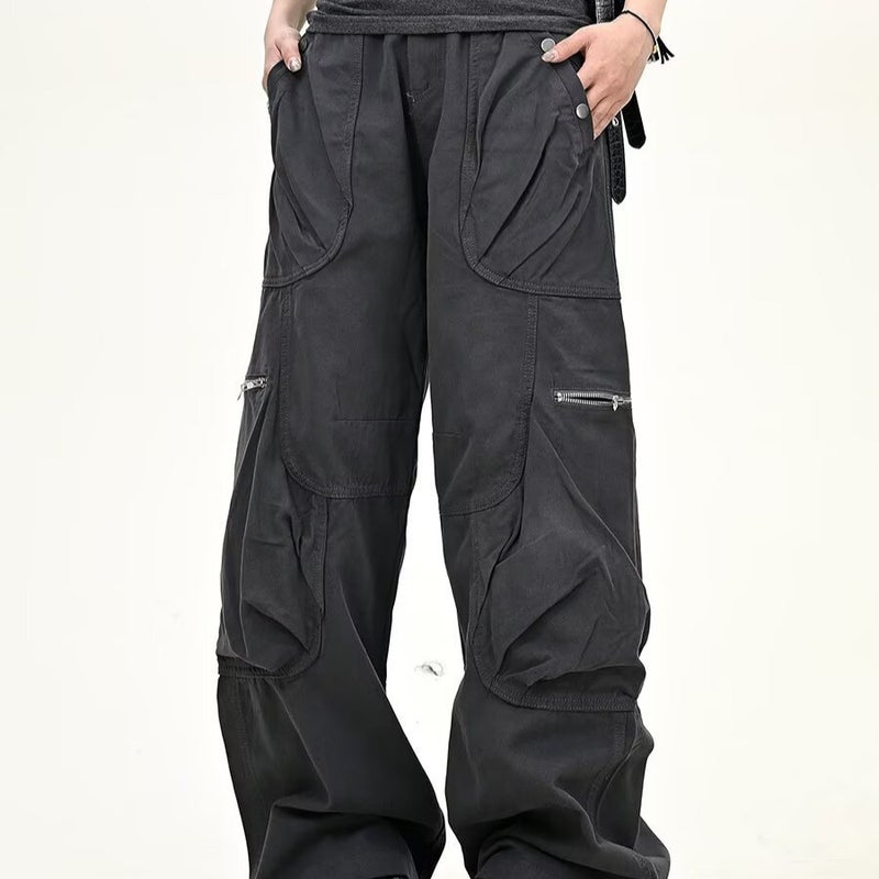 Unisex Classic Denim Jeans Loose Fit Daily Outdoor Wear - Image 3