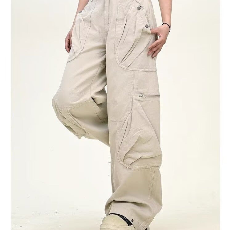 Unisex Classic Denim Jeans Loose Fit Daily Outdoor Wear - Image 4