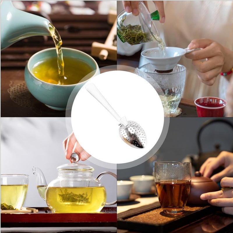 Strainer Spoon - Stainless Steel Loose Strainer, Intense Filter Diffuser, and Stylish Accessory, Modern and Stylish Brewing Tool - Image 4