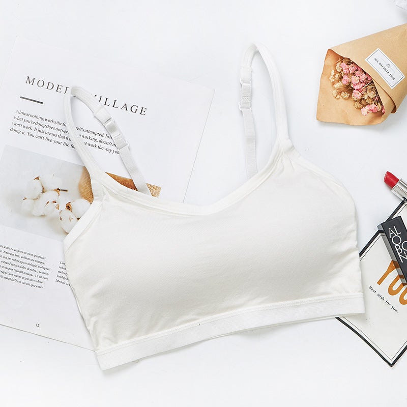 Generic Shake Tone Explosive One-piece No Steel Ring with Chest Pad Wrapping Chest Tube Top with Camisole Girls Underwear Gathering Anti-sagging Nude - Image 2
