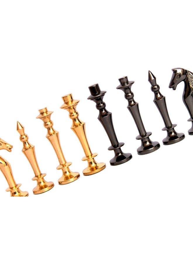 StonKraft Collector Edition Brass Chess Pieces Chessman Chess Coins Pawns (2.75" French) - Image 3