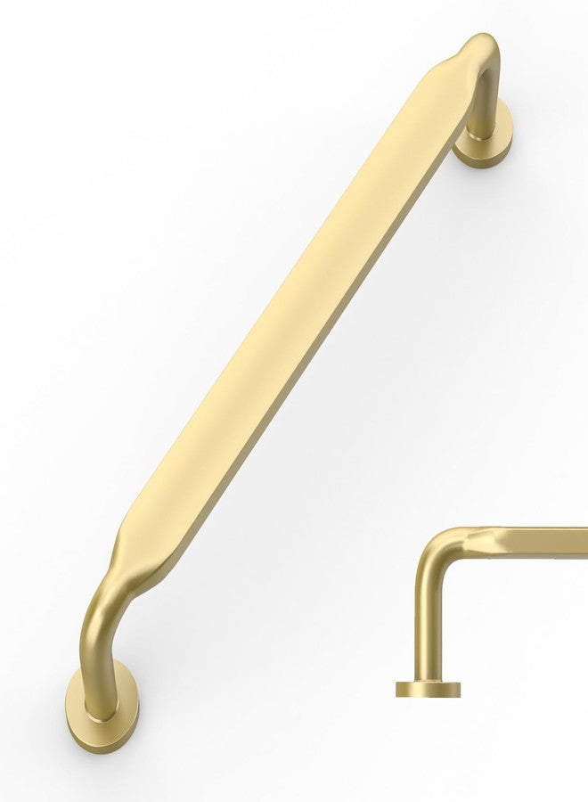 Amerdeco 10 Pack Brushed Gold Cabinet Pulls 5 Inch(128mm) Hole Centers Kitchen Cabinet Handles Solid Zinc Alloy Cabinet Hardware Drawer Pulls ZH0051 - Image 1