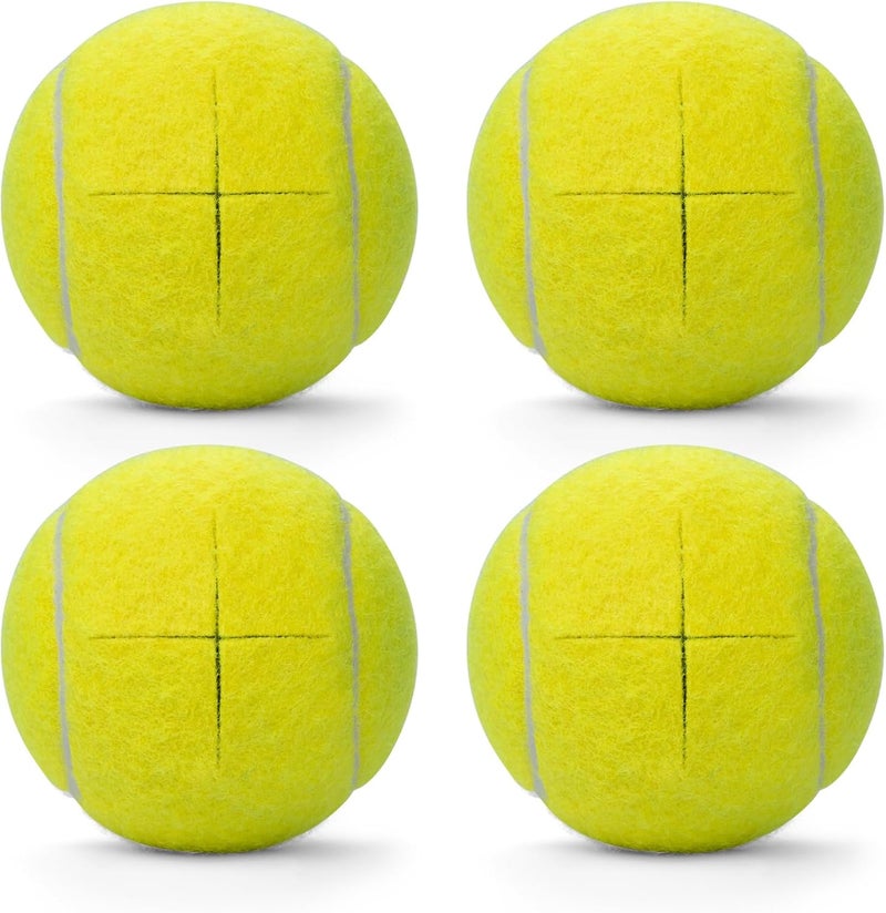 ANCKNE Walker Tennis Balls Precut Tennis Balls for Walkers 4PCS Walkers Legs Universal Precut Glide Balls, Heavy Duty Long Lasting Felt Pad Glide Coverings - Image 1