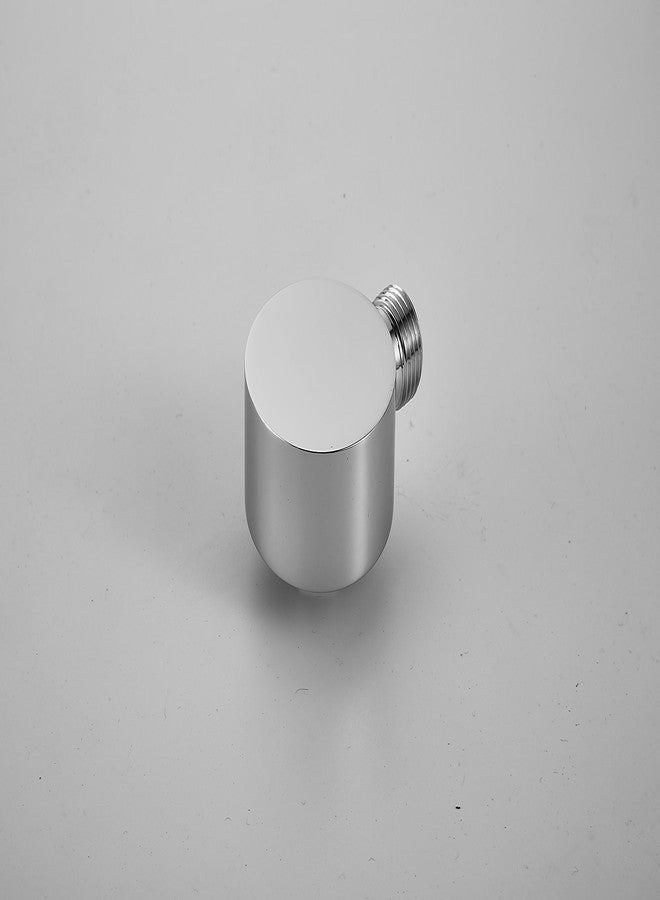 Weirun Faucet Wall Supply Elbow Drop Ell Hand Held Shower Hose Connector Wall Union Water Supply for Handheld Shower Head Shower Elbow Hand Shower Replacement Parts Tub Hose Adapter Attachment Chrome - Image 3
