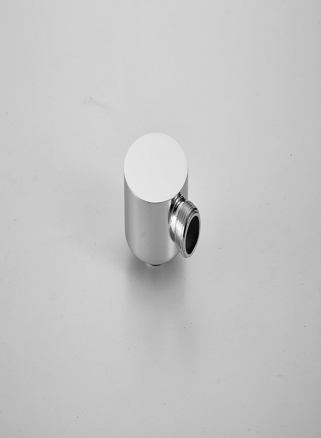 Weirun Faucet Wall Supply Elbow Drop Ell Hand Held Shower Hose Connector Wall Union Water Supply for Handheld Shower Head Shower Elbow Hand Shower Replacement Parts Tub Hose Adapter Attachment Chrome - Image 5