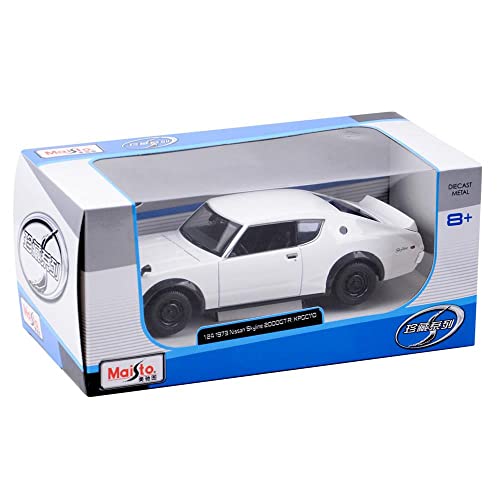 Goliath Maisto 1:24 SE 1973 Nissan Skyline GT-R - White - Image 4