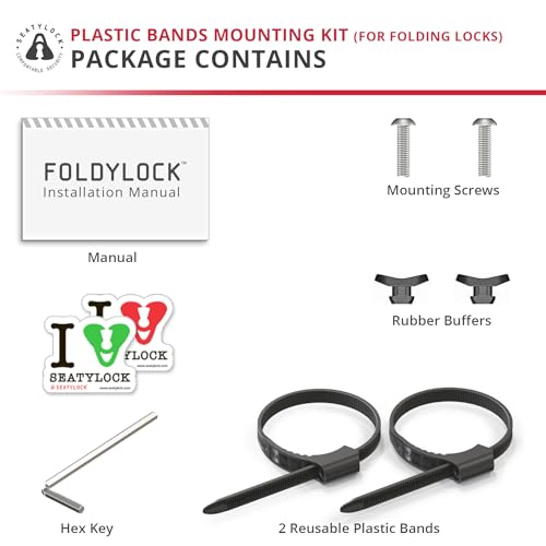 Seatylock FoldyLock Accessory Mounting Kit for Seatylock Folding Bike Locks - Mounting Case is Not Included - Image 3