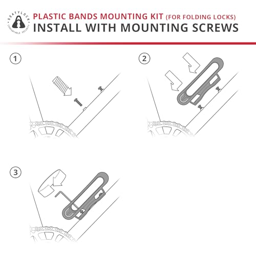 Seatylock FoldyLock Accessory Mounting Kit for Seatylock Folding Bike Locks - Mounting Case is Not Included - Image 5