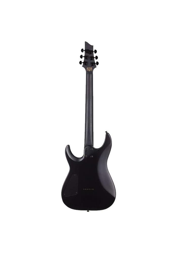 Schecter Damien 6 Satin Black Electric Guitar - Image 4