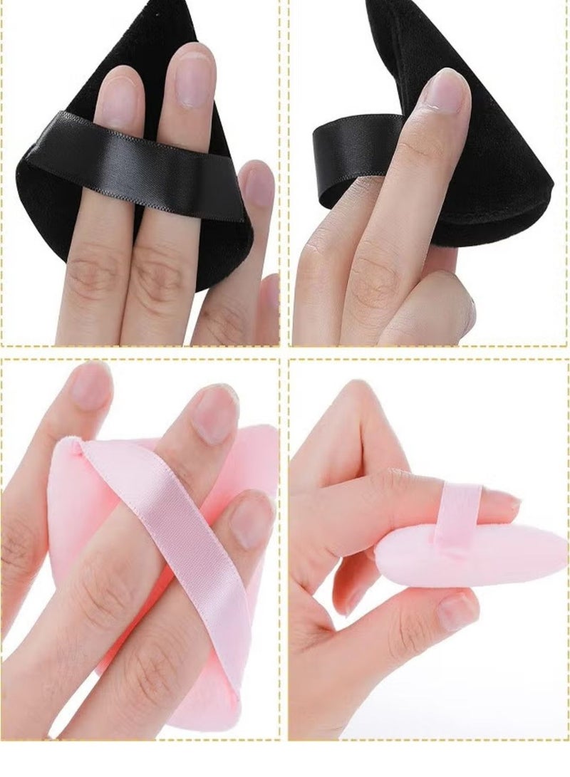 شي إن مجموعة من 4 قطع من اسفنجة مكياج للبودرة السائبة ومستحضرات التجميل وكريم الاساس والجسم اداة مزج المكياج متعددة الالوان - Image 5