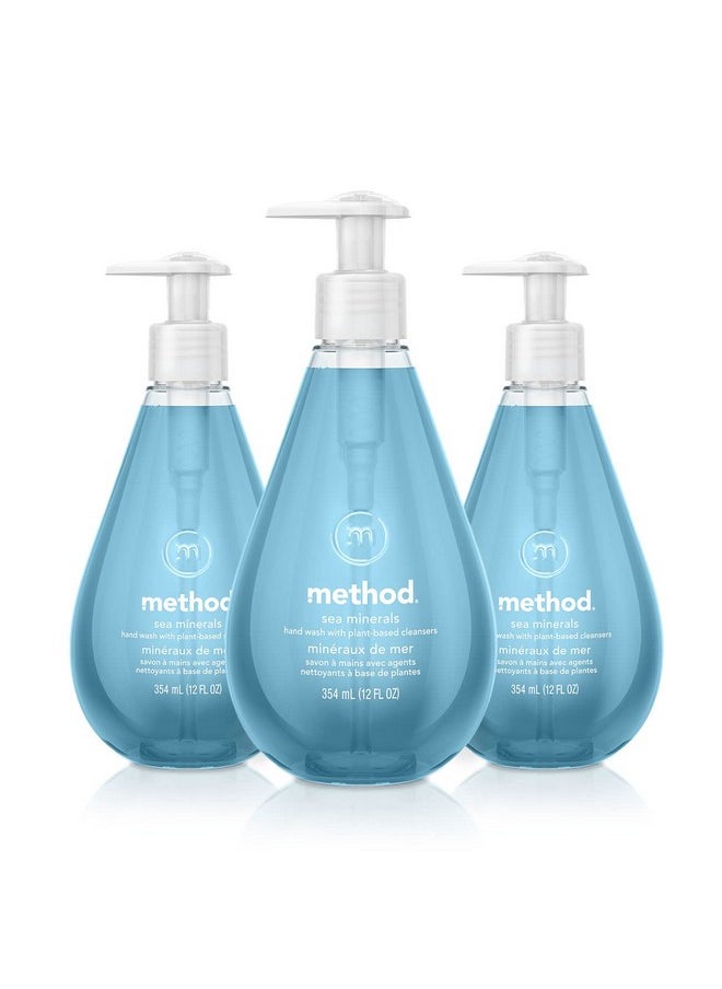 Method - Method Gel Hand Soap, Sea Minerals, Biodegradable Formula, 12 fl oz (Pack of 3) - Image 1