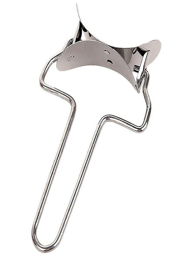 ZURITY Stainless Steel Dumpling Wrapper Cutter Round Dough for Momos Gujiya Puri – Circle Maker Tool Kitchen, Baking Cooking, Durable Metal - Image 1