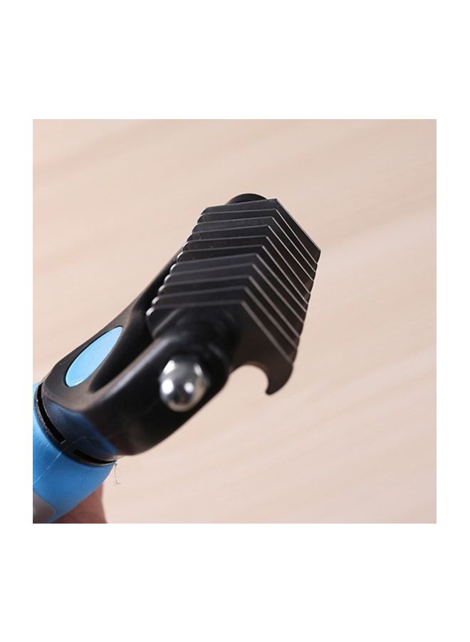 NIBEMINENT Pet Grooming Tool Undercoat Rake Blue - Image 4