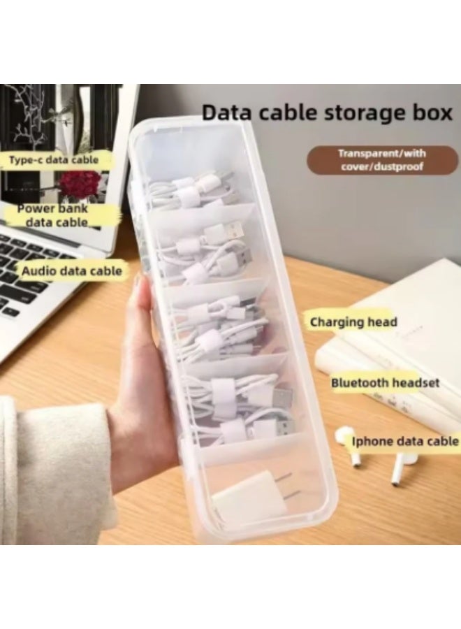 منظم سطح المكتب لمحولات الطاقة والشواحن والكابلات، متوافق عالميًا مع جميع أنواع المقابس، حل مساحة عمل لاسلكية، تخزين صغير للملحقات التقنية - Image 4