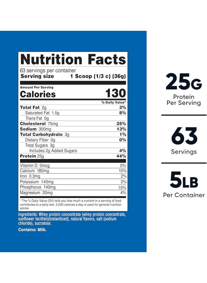 Nutricost, Whey Protein Concentrate, Vanilla, 5 lb (2,268 g) - Image 5