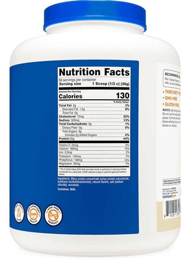 Nutricost, Whey Protein Concentrate, Vanilla, 5 lb (2,268 g) - Image 4