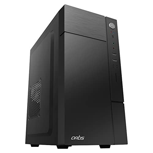 Artis 2220 3.0C Computer Cabinet Support Micro ATX Motherboard, 1 x 80mm Fan with 400W Power Supply - Image 1